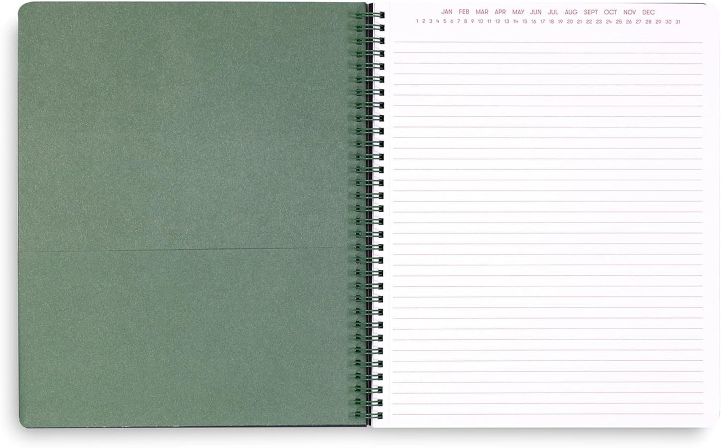 Steel Mill & Co Large Spiral Notebook College Ruled for Journaling/School/Work, 11" x 9.5" with Durable Hardcover and 160 Lined Pages, Wanderlust