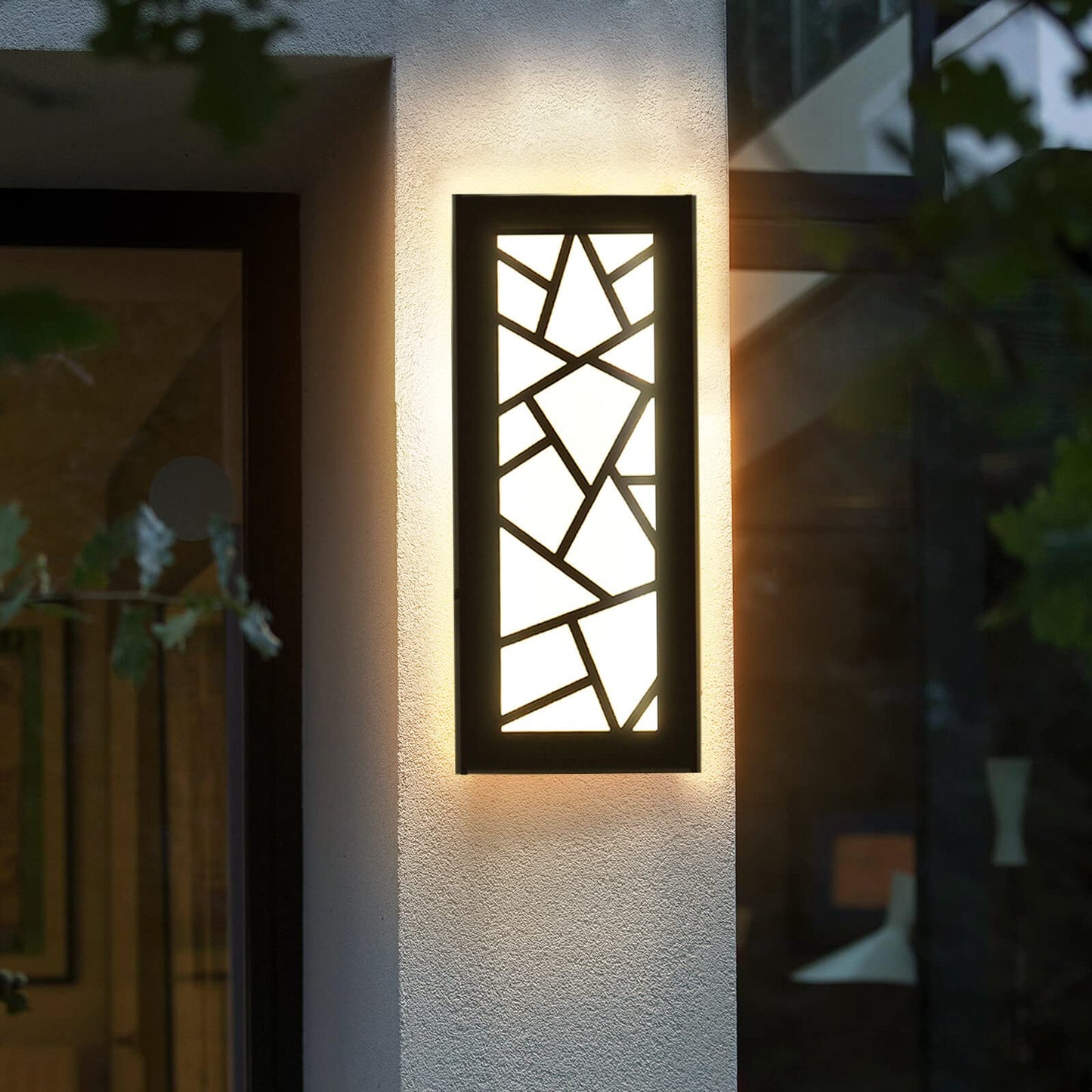 Truwella Led Wall Sconce - 11.8 Waterproof Aluminum Outdoor Light, 3000K Black, Model Ct-186-0