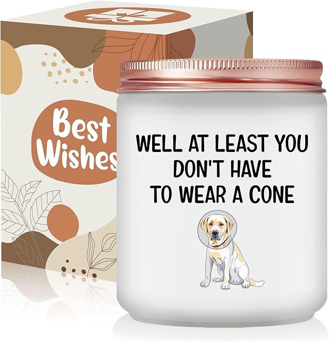 Risnoae Get Well Soon Gifts for Women, Men - Funny After Surgery Recovery Encouragement Humor Sympathy Candle Gifts - Feel...