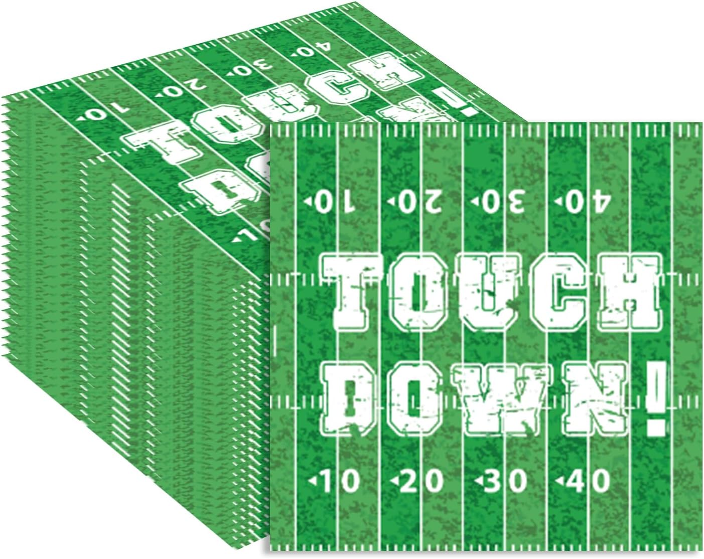 40PCS Football Paper Napkins 13 x 13 Inches Luncheon Napkins Cocktail Napkins Disposable Sports Theme Decorations for Kids Baby Shower,Birthday Party, Basketball Theme Party Supplies