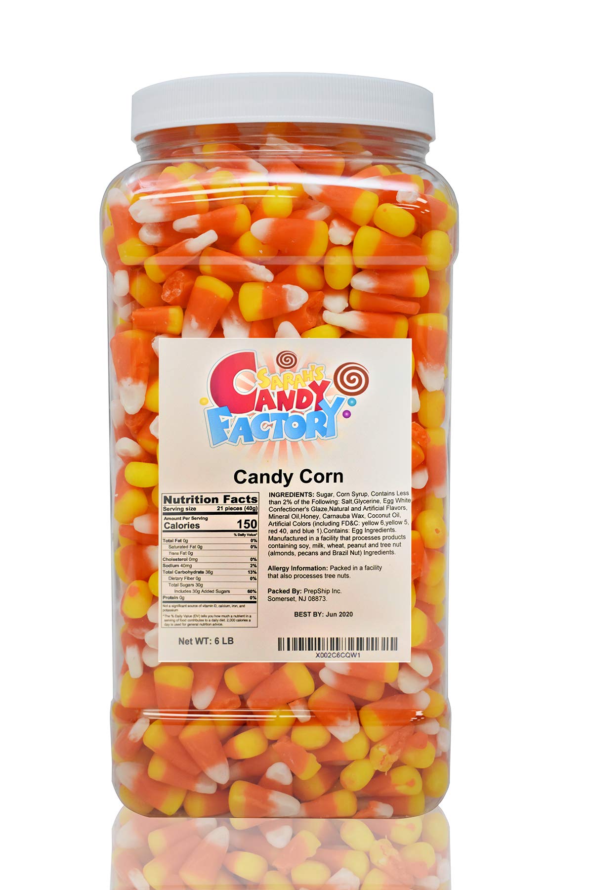 Sarah s Candy Factory Candy Corn in Jar (6 Lbs)