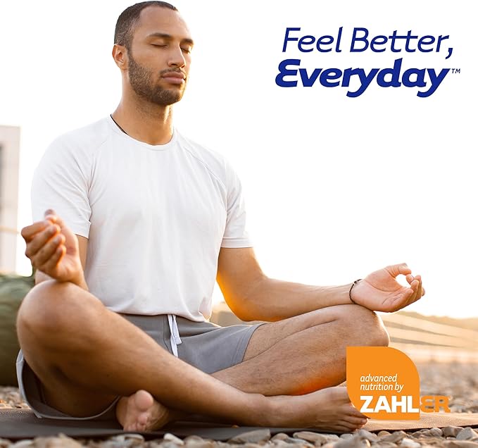 Zahler StressMaster – Natural Relaxation & Calm Mood Support Formula – Valerian, Passionflower, Rhodiola, GABA&L - Theanine Supplement for Women and Men – Kosher Gluten Free Non-GMO (120Capsules)