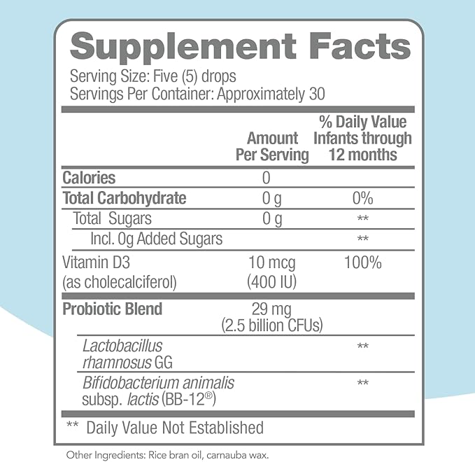 Culturelle Baby & Kids Probiotics with Vitamin D, Digestive & Immune Support for Infants, Newborns & Children