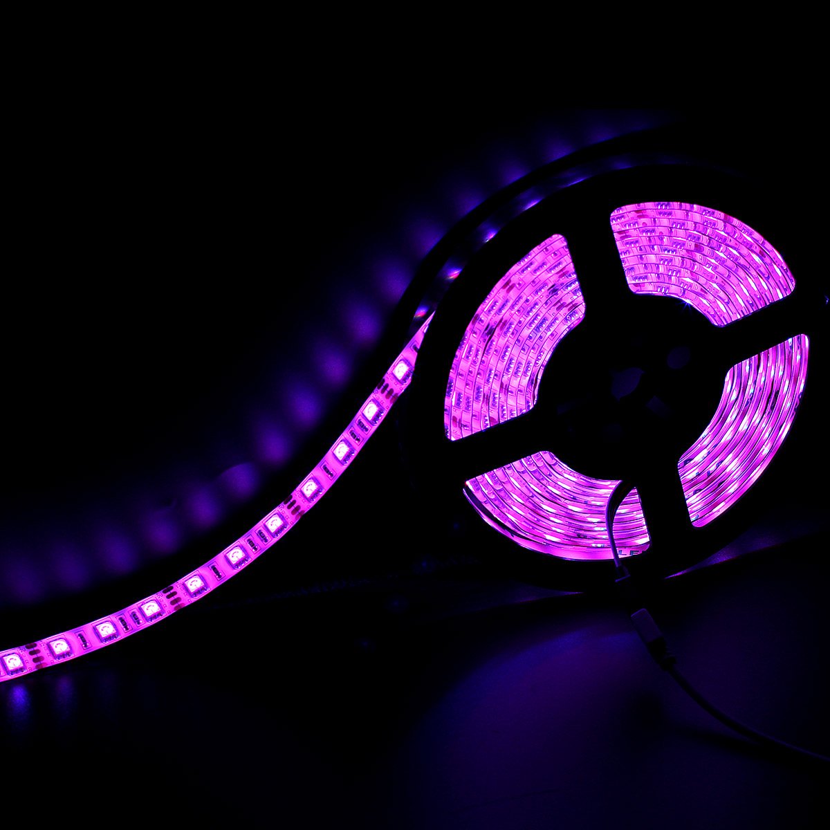 Supernight 32.8Ft Rgb Led Strip Lights, 600 Leds, Waterproof, Flexible, Model St-Ting-L262, Multicolor For Bedroom & Tv Backlighting