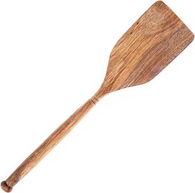 Labrea Life and Home 1pc Solid Acacia Wooden Spatula Kitchen Utensils Cooking Baking Home Essentials 12.5 Inch