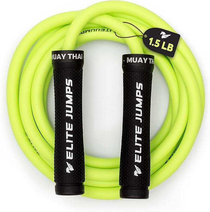Muay Thai 3.0 Weighted Jump Rope for Men & Women - Professionally Designed for High-Intensity Training | Muay Thai, MMA & ...