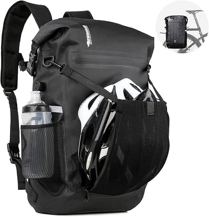Rhinowalk Bike Pannier Bag Waterproof 22L Bicycle Rear Rack Trunk Bag for Cycling Bicycling Traveling Riding