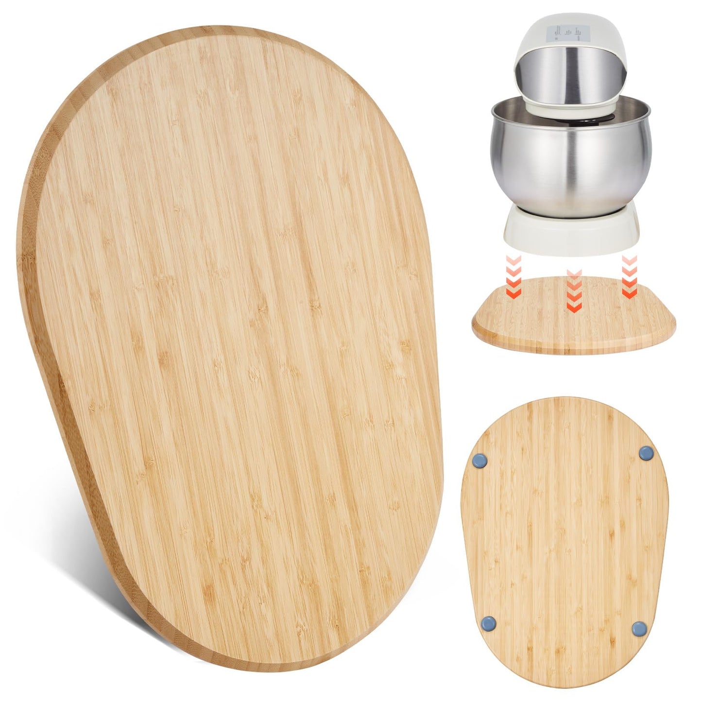 VEVOR Mixer Slider Mat for Tilt Head Kitchen Aid 5.5-8 Qt Stand Mixer, kitchenaid Mixer Slider with PTFE Feet, Kitchen Counterto
