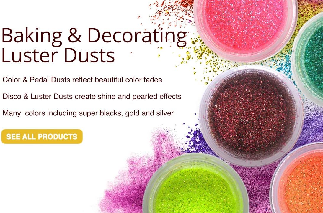 BAKELL Red Hologram Art & Craft Glitter, 5g Jar | Dazzler DUST | Non-Toxic Decorating Glitter | Arts, Crafts, Slime, Glue, Paint, Face & Body (Red Hologram)