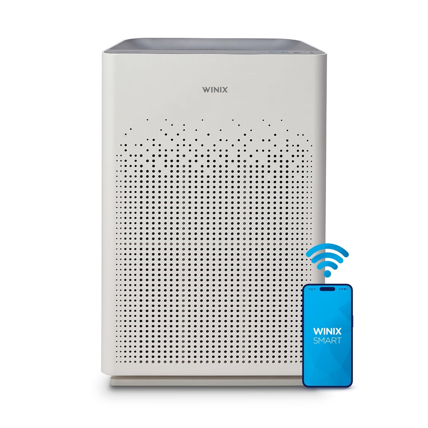 WINIX AM90 Air Purifier for Home Large Room Up to 1740 Ft in 1 Hr With Air Quality Monitor, True HEPA, Carbon Filter and Auto Mo