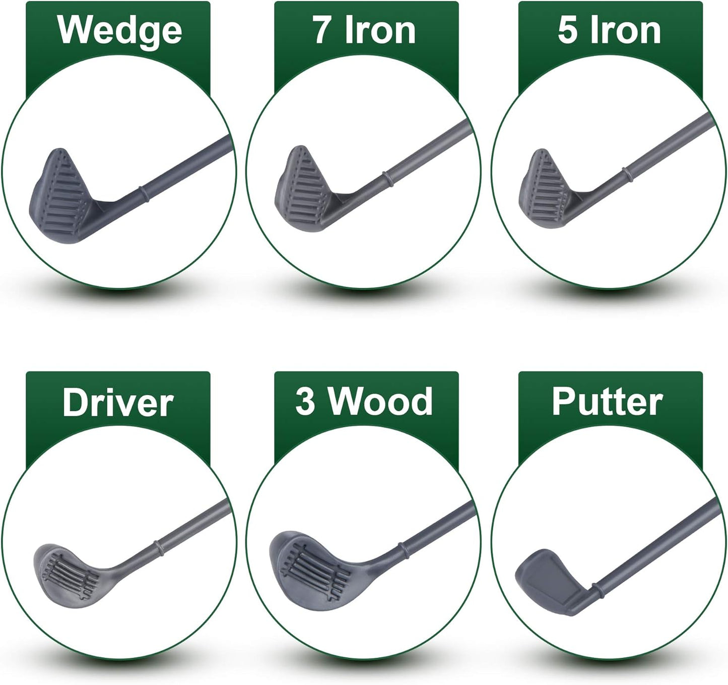 Abco Tech Mini Golfing Man Indoor Golf Kit – Golf Course Backyard Set – Complete Mini Golf for Home – Easy to Set Up and Play – Lightweight & Compact – Portable Mini-Golf Course