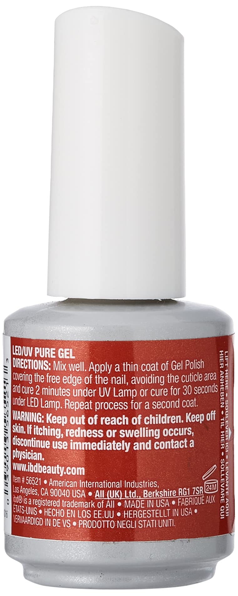 IBD Just Gel Nail Polish, Mango Mischief, 0.5 Fluid Ounce