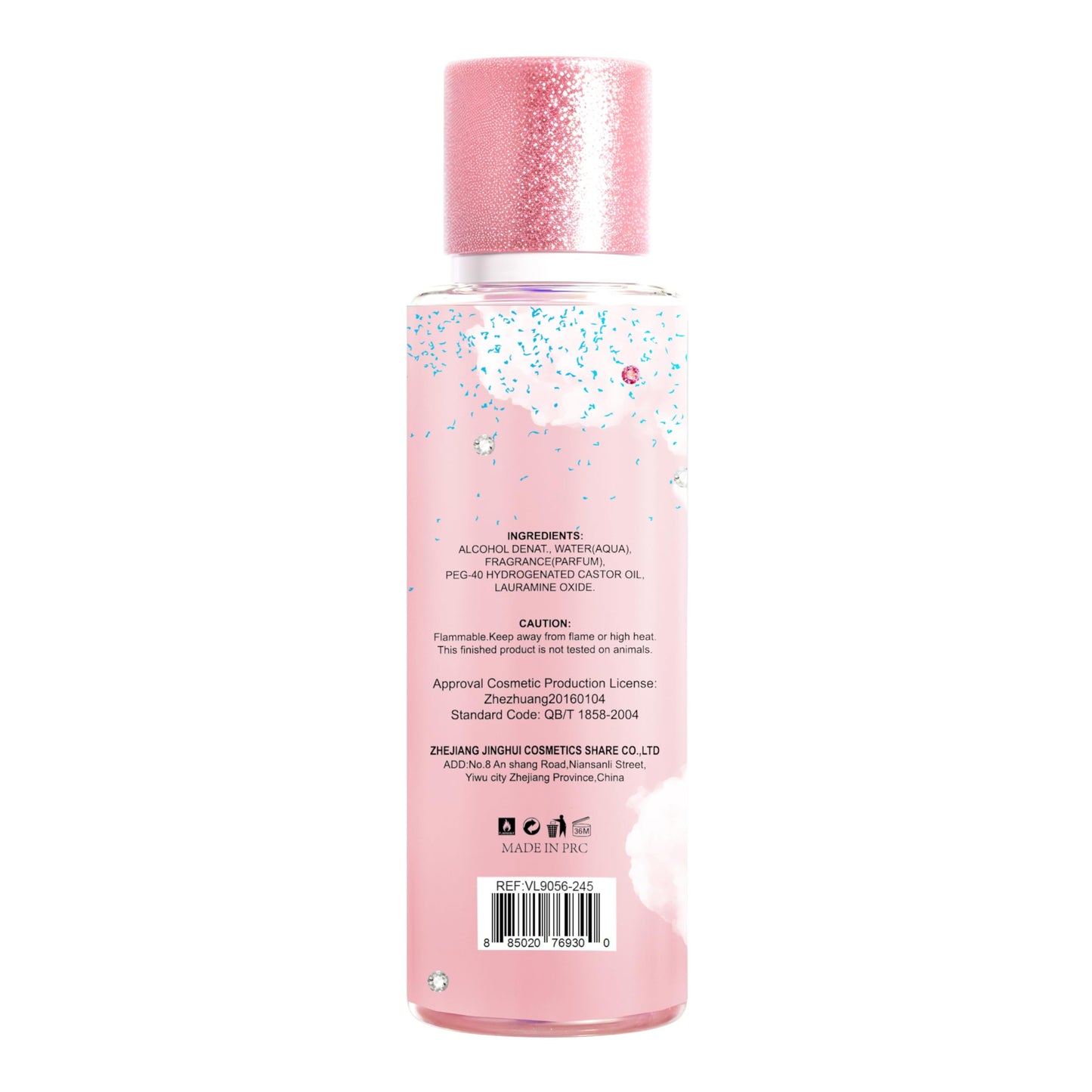 Hybrid & Company Women Bella Pour Femme Body Fragrance Mist Brume Parfumee 250Ml