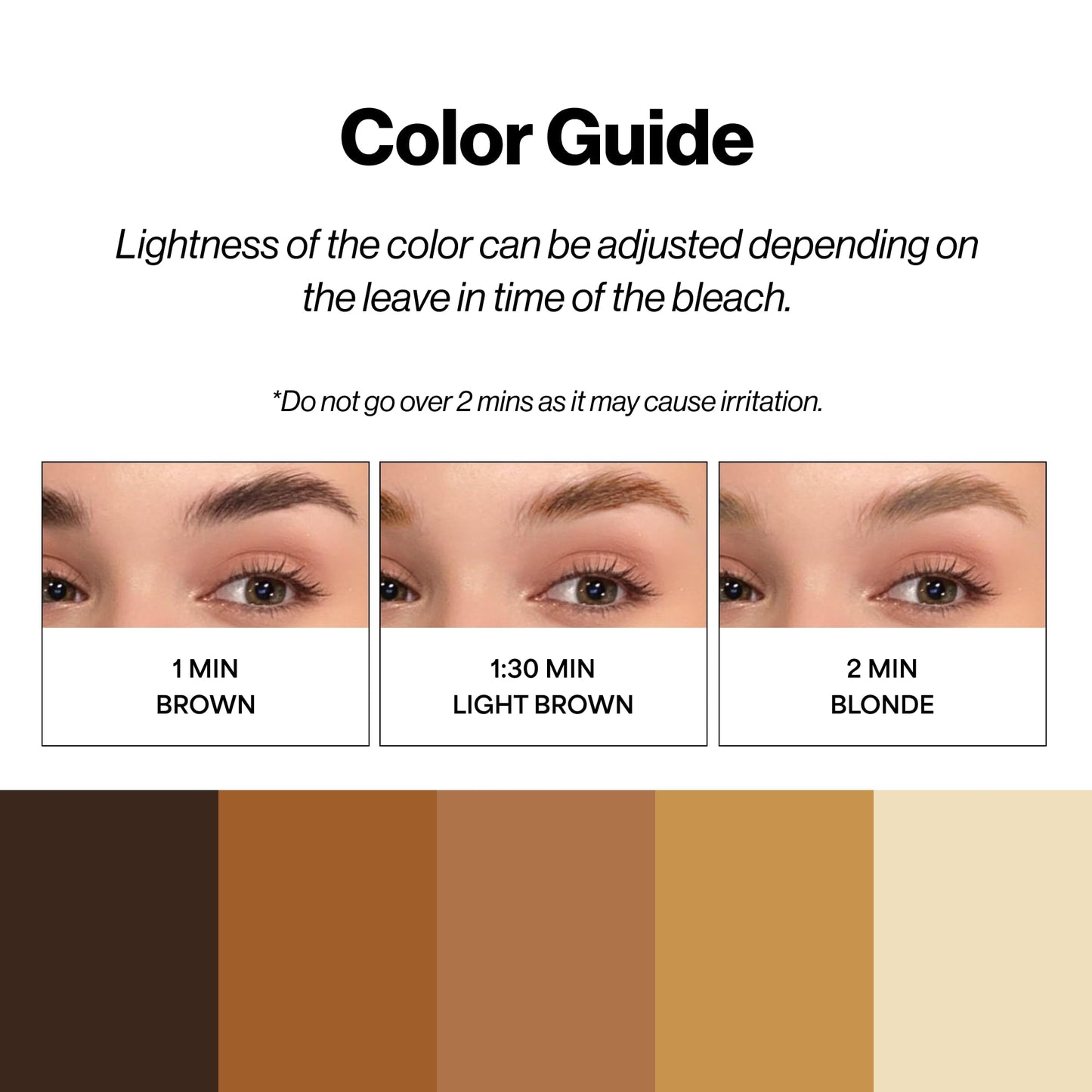 ENTROPY Makeup Brow Bleach Kit, Gentle & Effective Eyebrow Lightening Up-to 4 weeks for All Brow Types, Quick 5-Minute Applicati