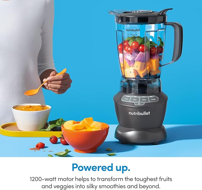 NutriBullet ZNBF30400Z Blender 1200 Watts, 1200W, Dark Gray