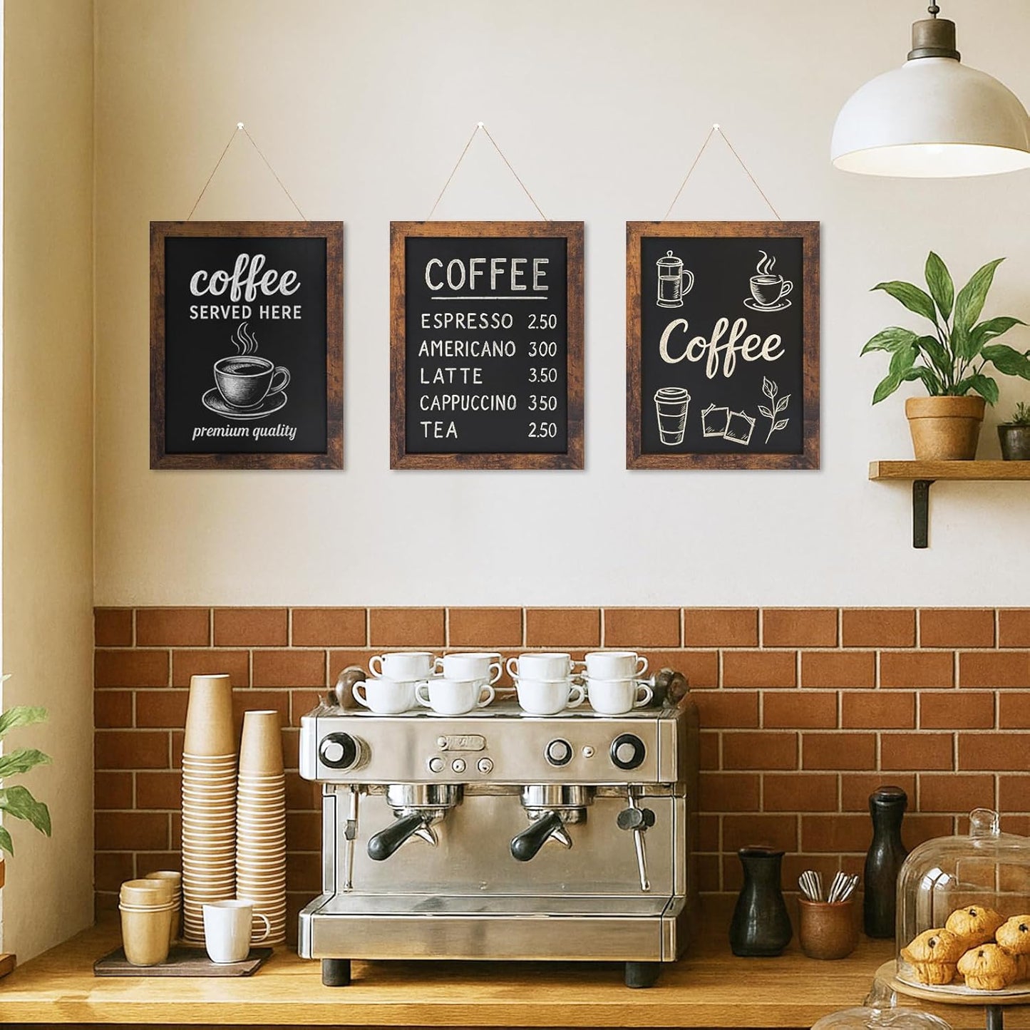 Magnetic Chalkboard, 9x12 Inches Blackboard for Wall, Black Dry Erase Board for School, Office, Home, Bar and Restaurant Menu