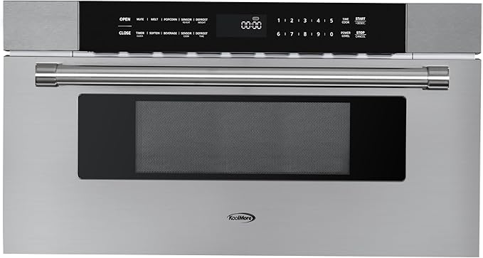 KoolMore 30 in. Microwave Drawer, 1.2 cu. ft. Capacity in Stainless-Steel (KM-MD30-SS)