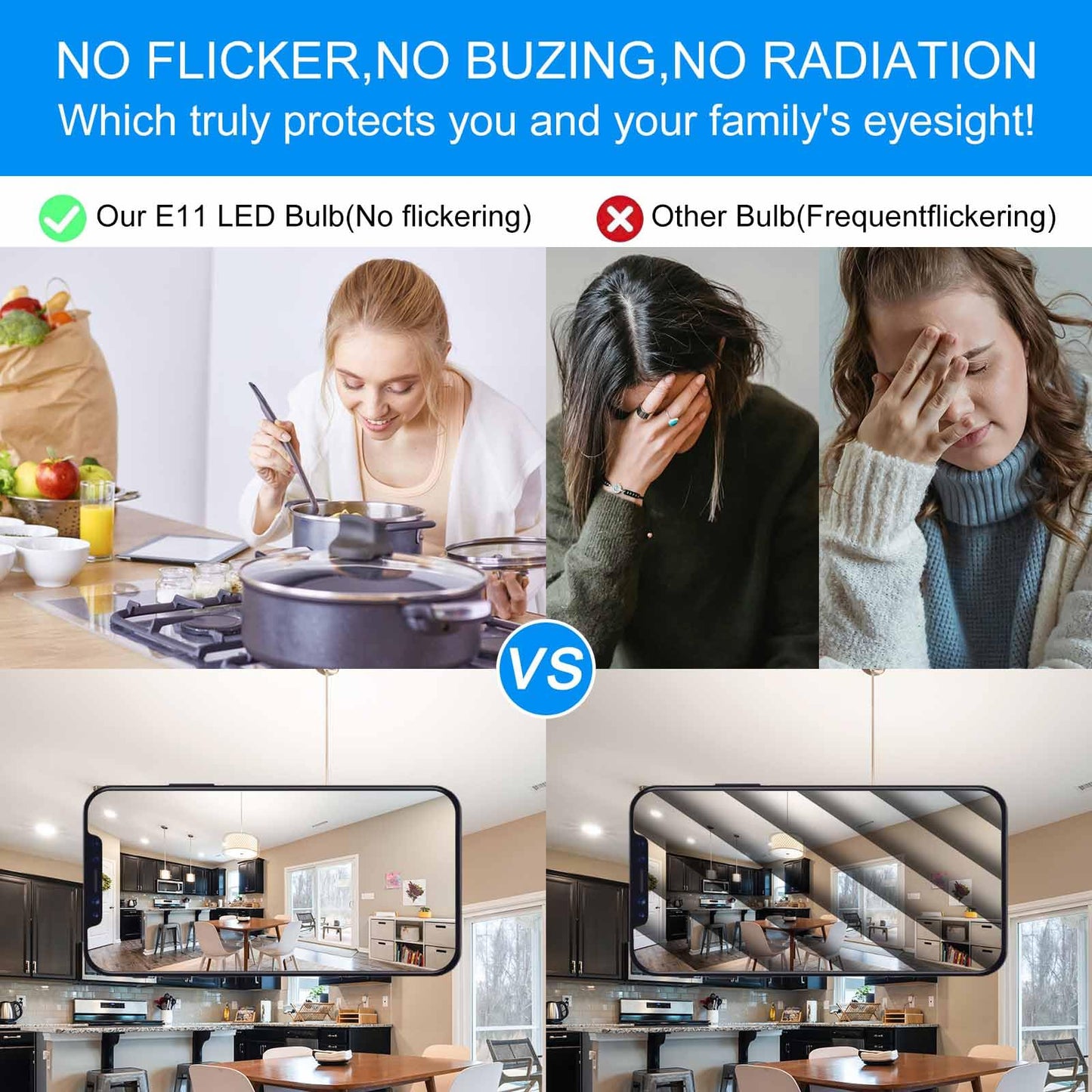 Megereet Jde11 Led Bulb 100W Halogen Bulbs Equivalent T4 Mini Candelabra E11 Led Bulb Dimmable Daylight White 6000K 10W 1000Lm Jde11 120V 100W Led For Ceiling Fan Pendant Lighting 5 Packs