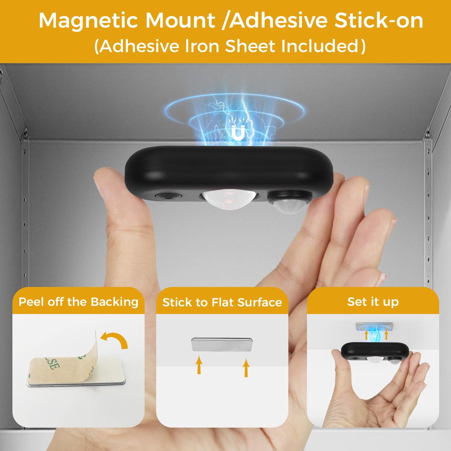 Glaresbot Led Motion Sensor Puck Lights  Small Rechargeable Under Cabinet Light  Dimmable Daylight White Closet Lights  Wireless Under Cabinet Lighting For Drawer  Kitchen (6 Pack)