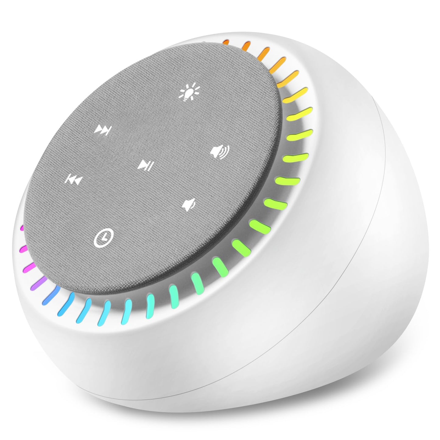 DreamSky Sound Machine for Sleep, White Noise for Sleeping Adults & Baby, Brown Noise Fan for Office Privacy & Noise Canceling, 26 Sounds & RGB Night Light, USB-C Powered for Home Travel