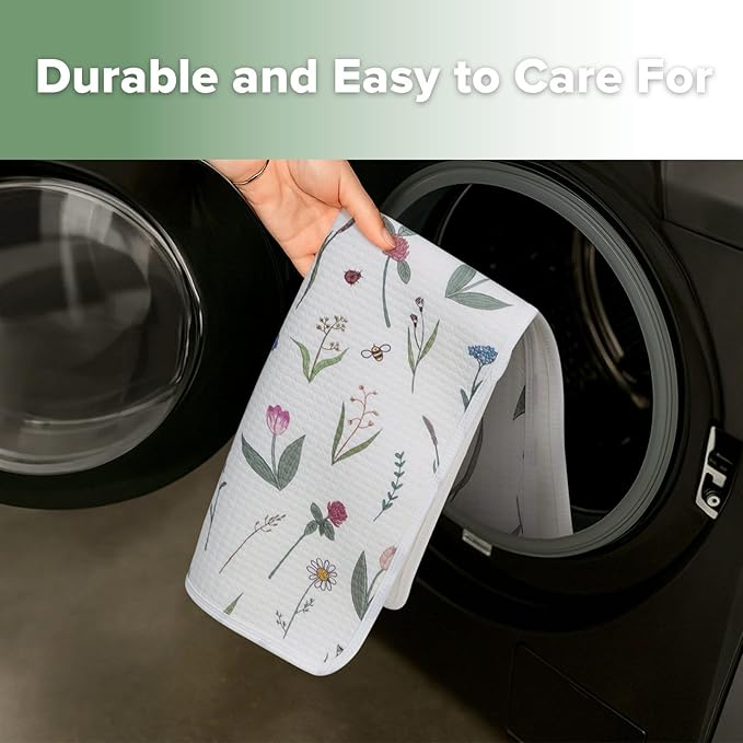 haakaa Waterproof Changing Pad Liners, 100% Cotton, Soft & Breathable (1pc, 19.5" x 27.5" Honey Blossom)