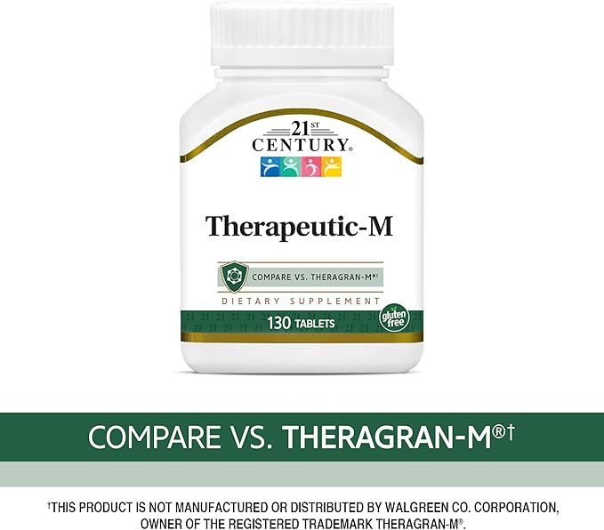 21st Century Therapeutic M Tablets 130 Count (Pack of 2)