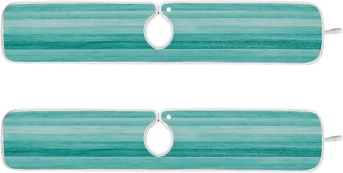 Kitchen Faucet Absorbent Mat,Teal Turquoise Green Wood Water Splash Guard for Sink, Faucet Drip Catcher Thicken Sponge Microfiber Faucet Water Catcher Mat Sink Absorbent Mat for Kitchen 30x5in 2 Pack