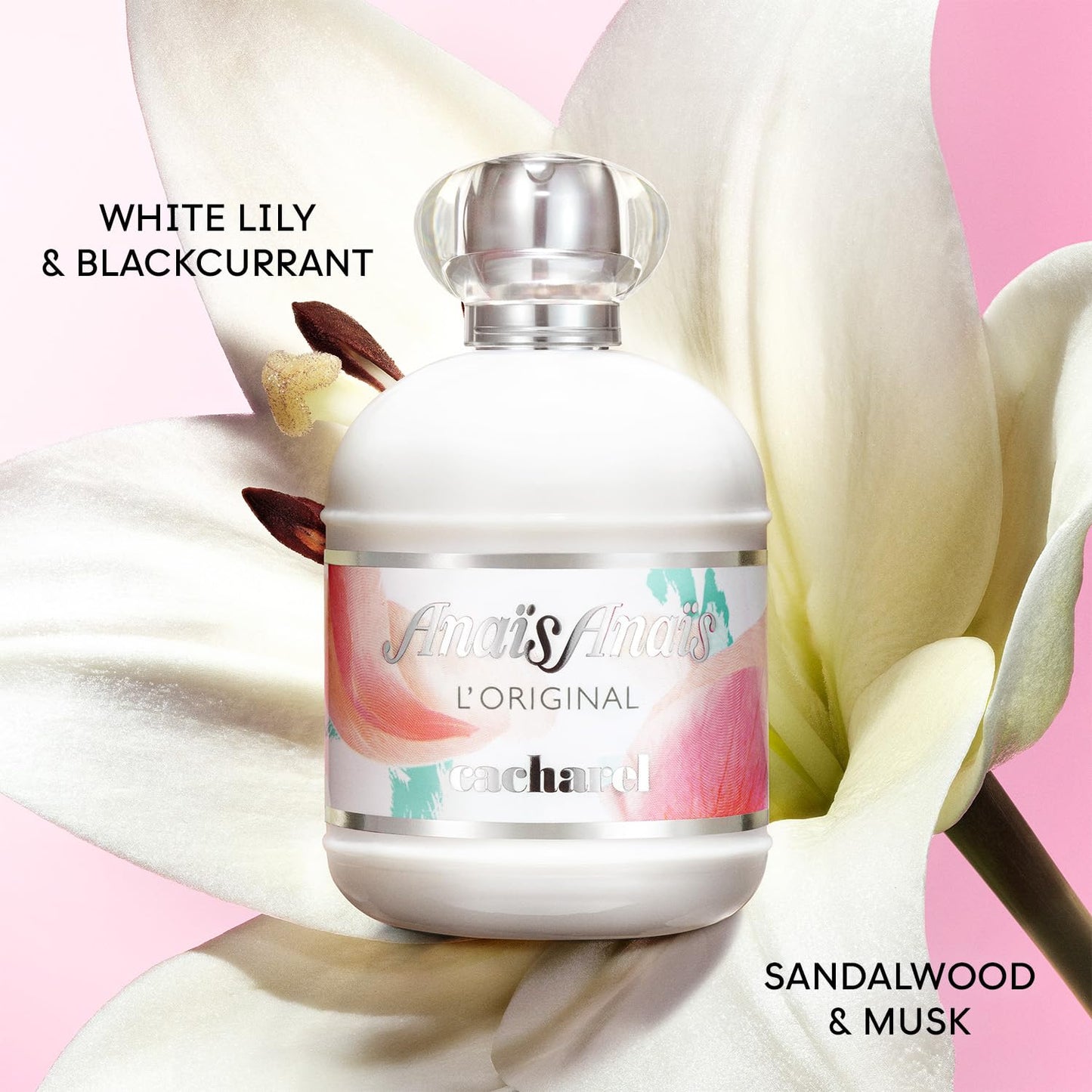 Cacharel Anais Anais EDT - Womens Fragrance Gift Set - Floral Perfume, White Lily, Sandalwood, Musk - Long Lasting - 3-Piece Set