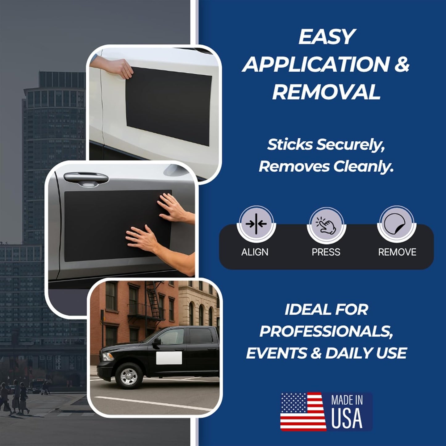 Pack of 2 Custom Car Magnets by DC– Personalized Magnetic Car Signs | Car Door Magnets for Lawn & Garden, Car Magnet Sheets & Customizable Truck Magnet | Multiple Sizes | Made in USA