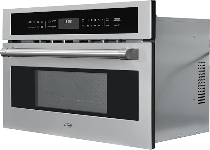 KoolMore 30 in. Built-in Microwave with Convection Oven and Air Fryer, 1000W Power with 10 Levels, UL Listed and 1.6 cu. ft. Capacity in Stainless-Steel (KM-CWO30-SS)