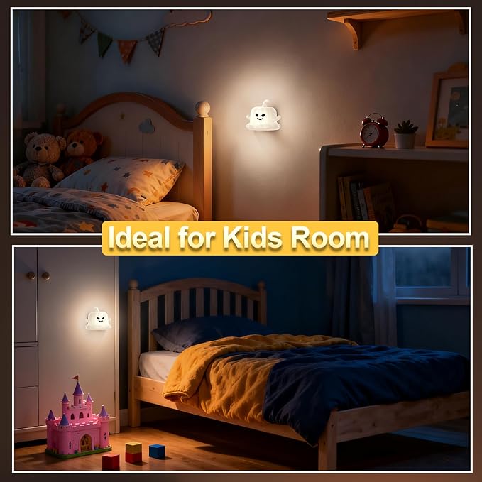 Dealswin Night Light for Kids, Halloween Pumpkin Silicone LED Light Ultra Soft Night Light with Magnetic Base, 3 Brightness Levels & Timer Nursery Night Lamp Gifts for Girls Toddler BabyRoom Decor