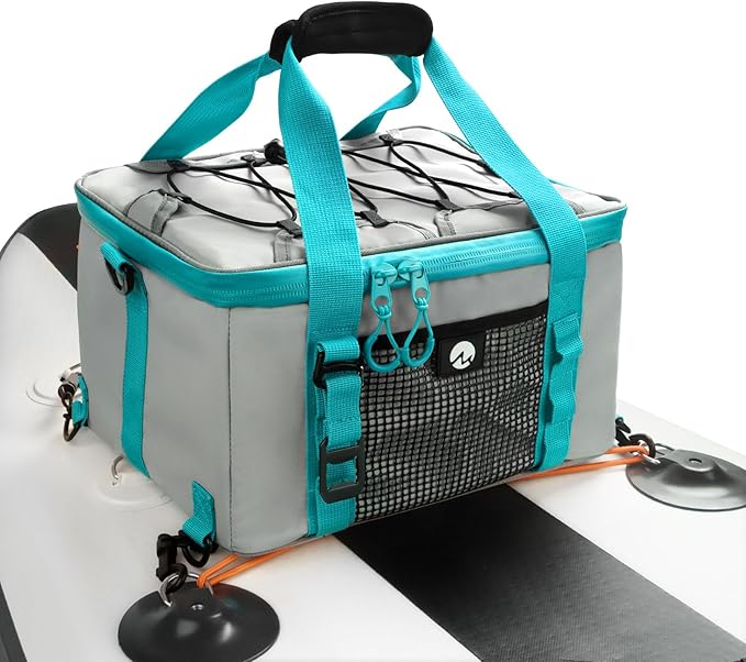 Paddle Board Cooler, Paddleboard Cooler Deck Bag with Detachable Bottle Opener, Paddle Board Accessories, Sup Cooler Bag for Beach, Camping, Kayaking, Travel