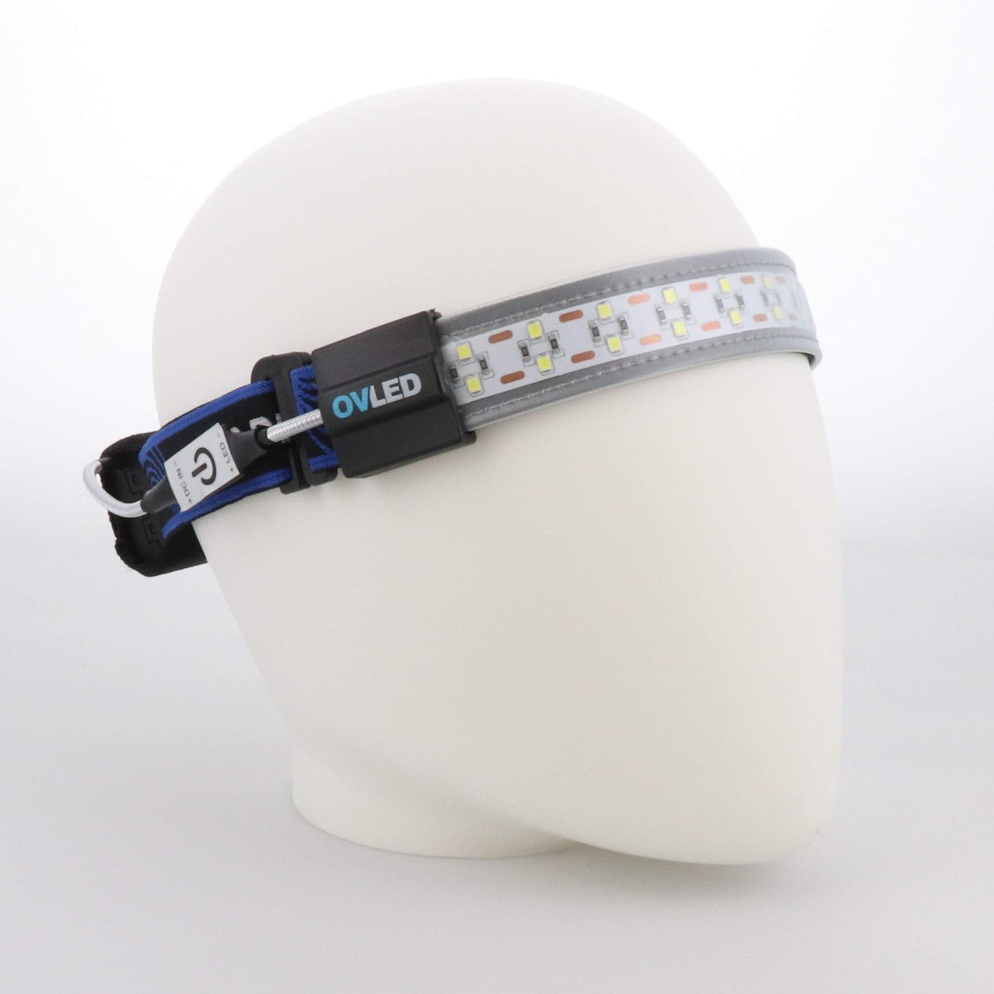 Optimal Ventures LED Headlamp, 300 Lumens, Nylon, Model 802100, Blue, AAA Battery Powered, Best Rated for Running and Camping