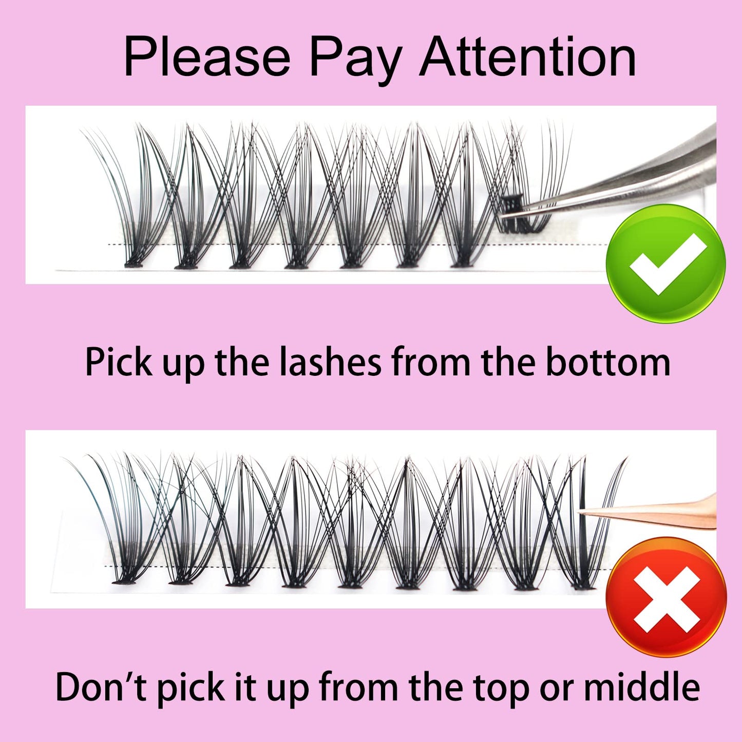 Eyelash Clusters LAUBESS Lash Clusters Individual Lashes Cluster Eyelash Extensions DIY at Home Waterproof Cluster Lashes (20D-D