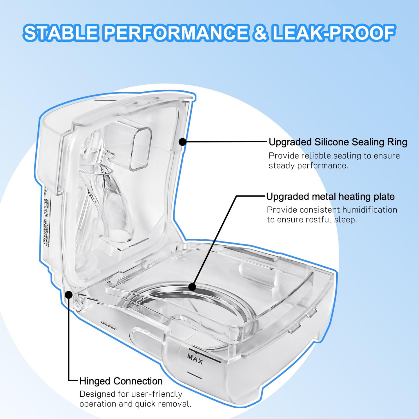 Replacement Water Chamber Tank for AirSense 11 and Aircurve 11 Machine