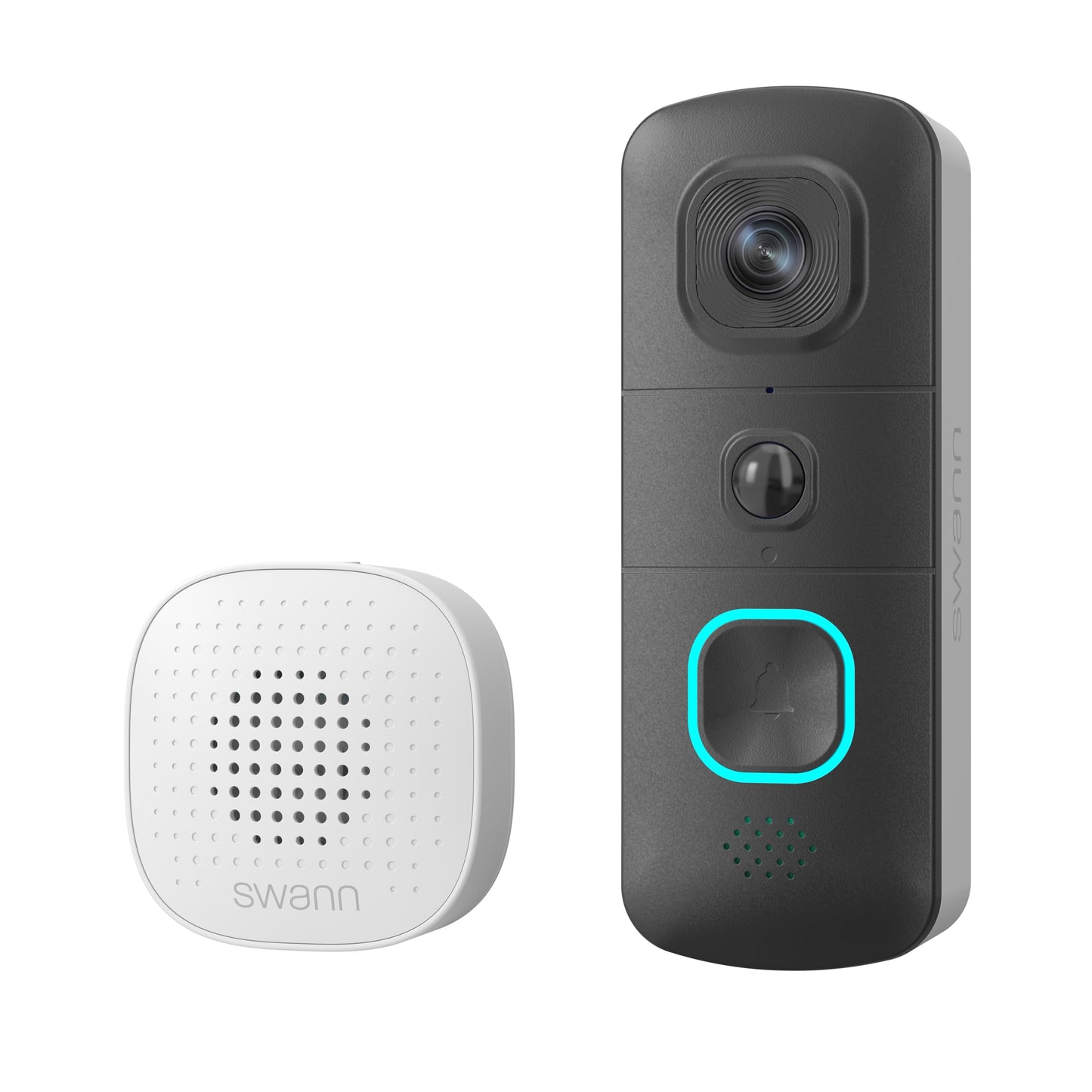 Swann Evo Video Doorbell: Hd Video, Wired Or Wire-Free, 140 Head-To-Toe View, Advanced Person/Sound/Motion Detection, Live View,
