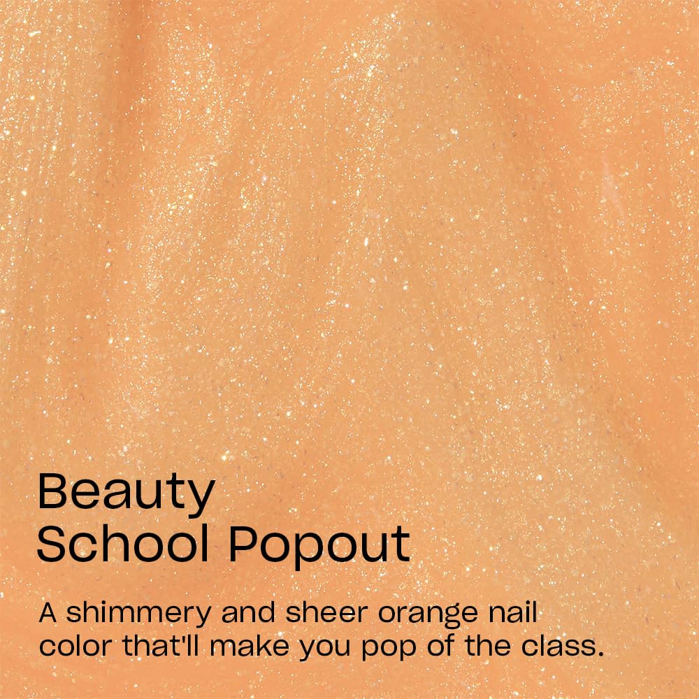 OPI Nail Lacquer Beauty School Popout | Sheer Paster Orange Shimmer Chip Resistant Nail Polish | OPI'm Dreaming Collection