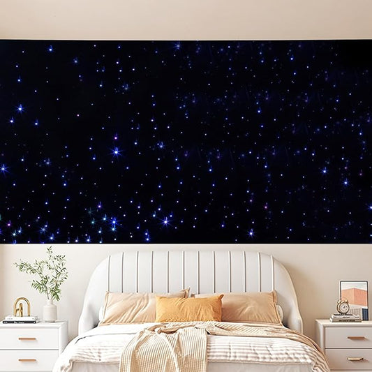 20 * 10ft LED Stage Backdrop Star Light Curtain Backdrops Led Stage Star Backdrop with Voice Activated DMX 521 Control Sta...