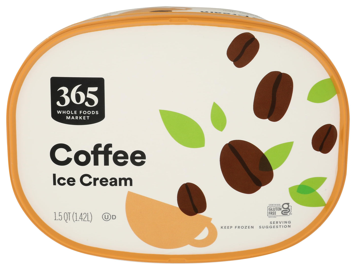 365 Everyday Value Coffee Ice Cream, 48 oz (Frozen)