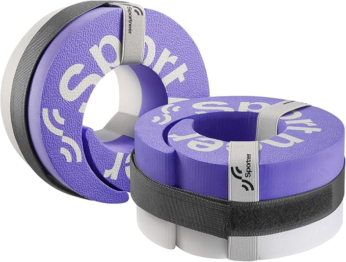 Foam Aquatic Cuffs Exercise Equipment: Sportneer Water Aerobics Float Ring with Adjustable Webbing Pool Exercise Workout S...