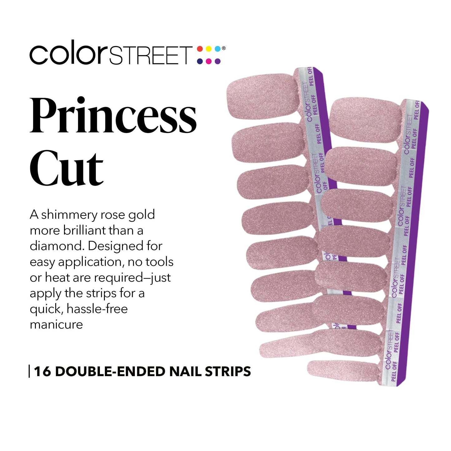 Color Street Princess Cut Nail Strips