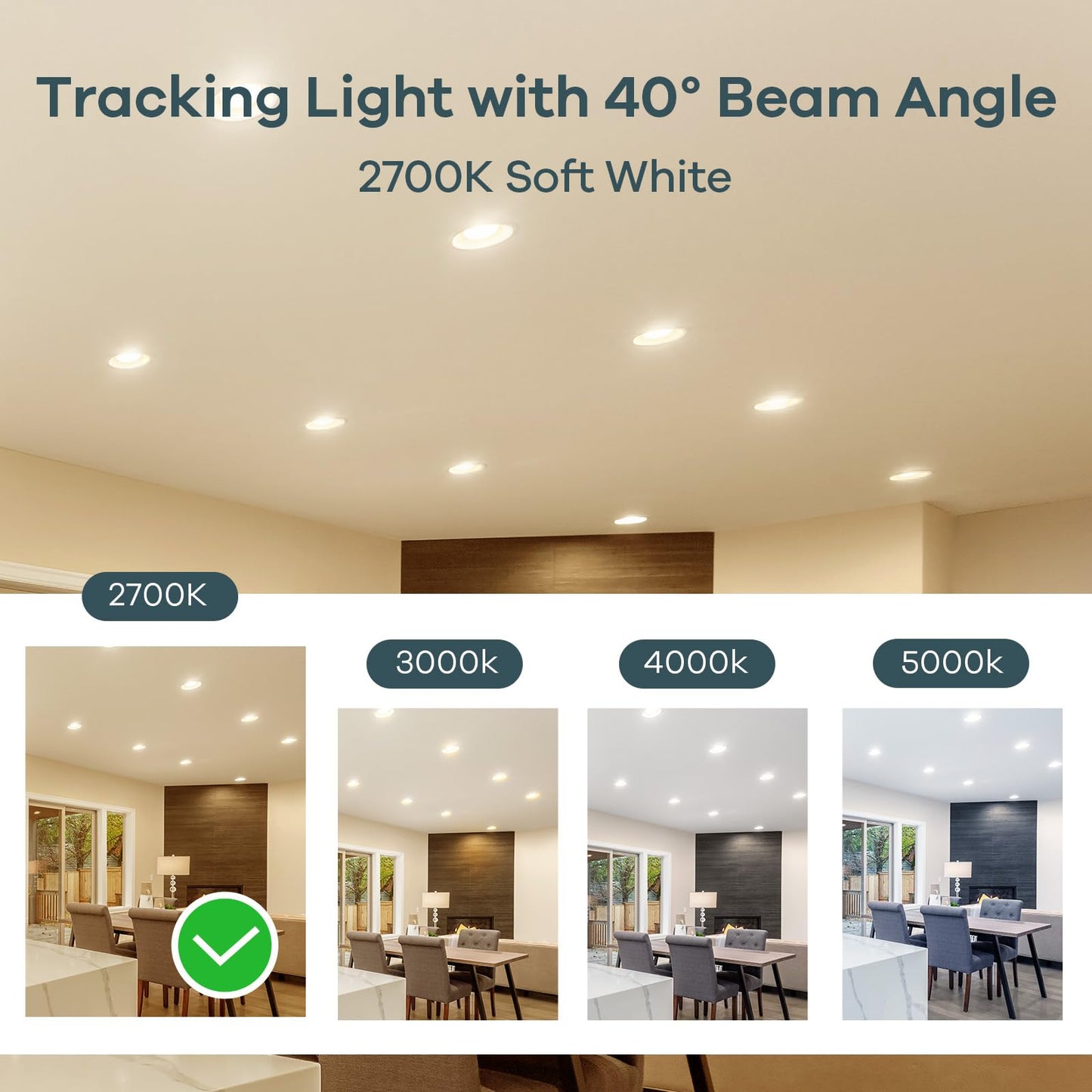 Linkind Dimmable Mr16 Led Bulbs  50W Equivalent Gu5.3 Bi-Pin Base Mr16 Bulbs  12V Low Voltage 5W 2700K Soft White 500Lm 40?Beam Angle For Spotlights  Recessed  Tracking  Landscape Lighting  12 Packs