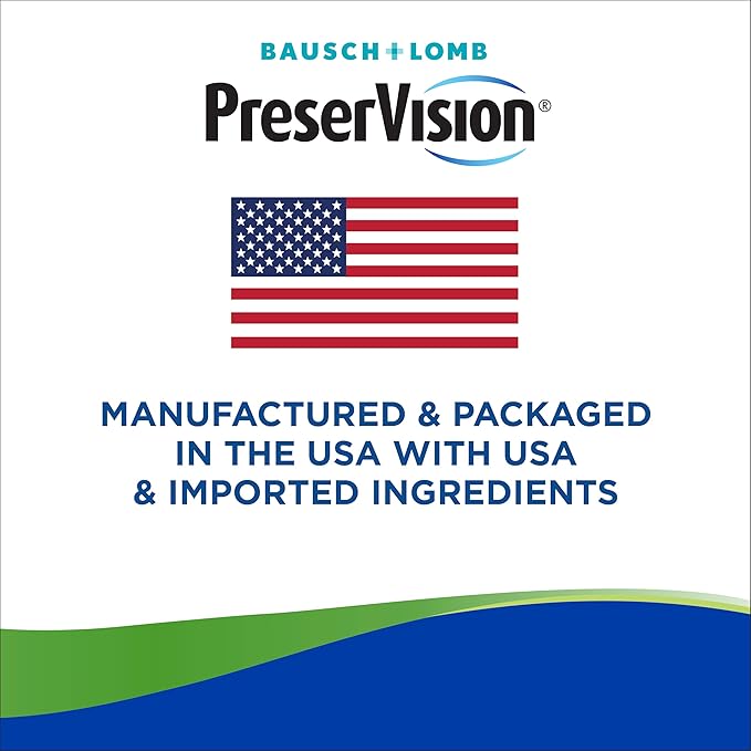 PreserVision AREDS 2 Eye Vitamins, Chewable Lutein and Zeaxanthin Supplement with Vitamin C, Vitamin E,Zinc, and Copper, Mixed Berry, 70 Tablets