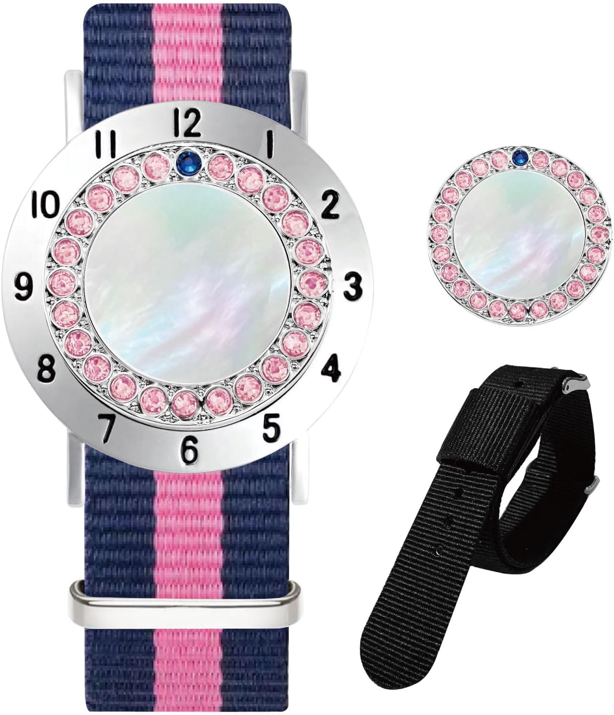 Golf Ball Marker with Golf Stroke Counter Bracelet, Pearl Crystal Ball Marker, Golf Accessories, Golf Gifts, Golf Counters for Women