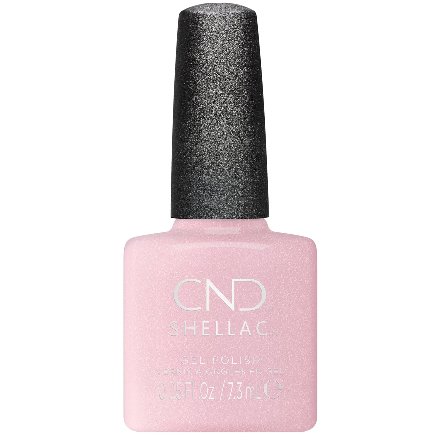 CND Shellac Gel Nail Polish, Long-lasting Nail Paint Color with Curve-hugging Brush, 216 Lavender lace, 0.25 fl oz