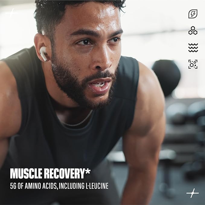 Cellucor C4 Energy + Aminos Powder | 5g BCAAs & EAAs for Muscle Recovery, 3 Electrolytes for Hydration, 100mg Natural Caffeine | Pre Workout | Zero Sugar, 30 Servings, Watermelon