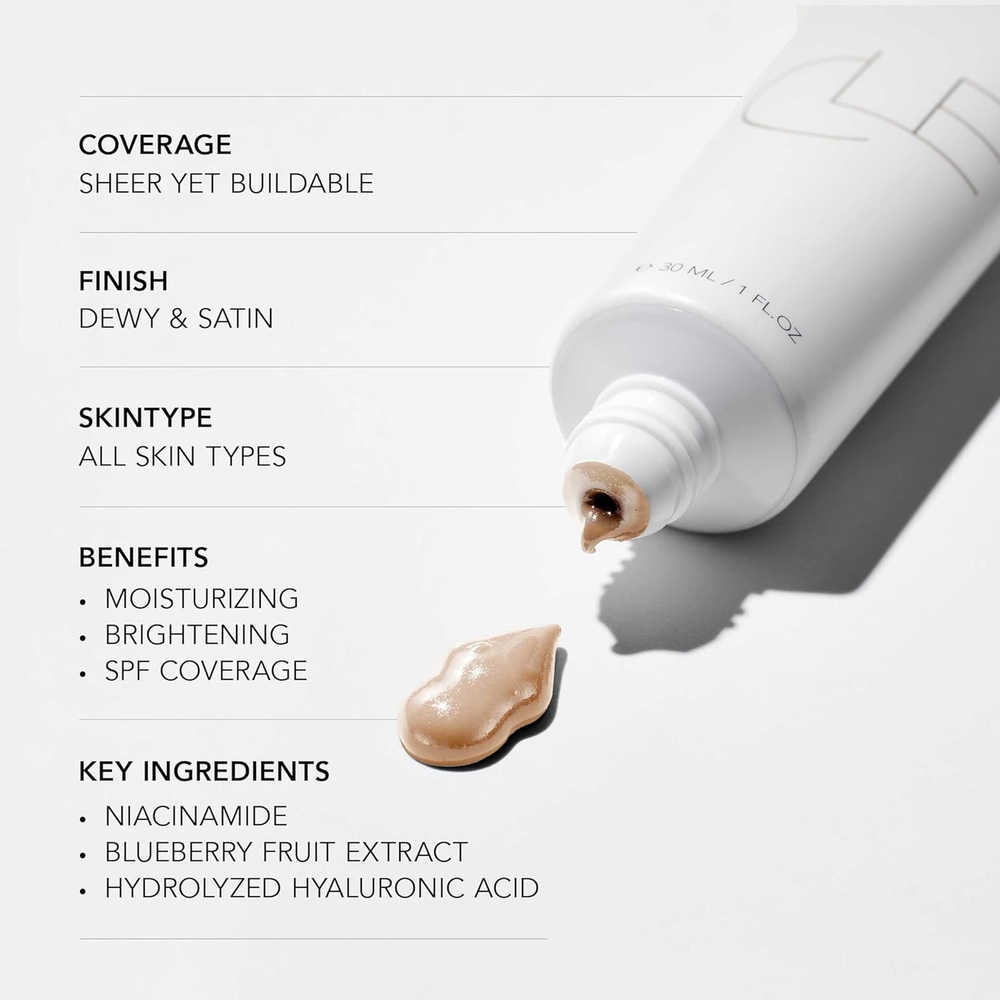 CLE Cosmetics CCC Cream (Neutral Fair 101 / SPF 50) - Color Correcting CC Cream with Sunscreen - Lightweight, Hydrating, Light to Medium Coverage Foundation - BB & CC Cream Hybrid - 1 fl oz