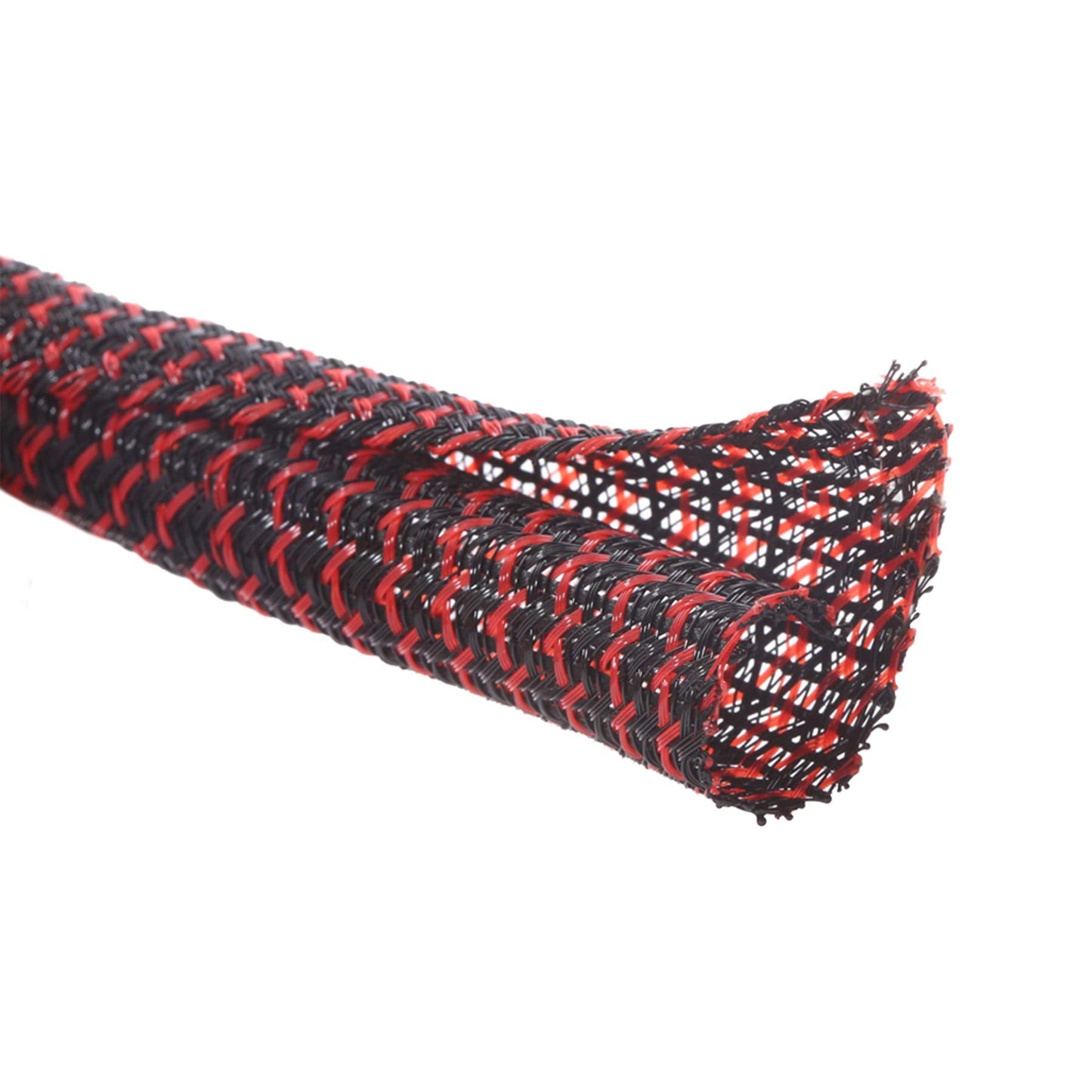 Alex Tech 25Ft - 1/2 Inch Cord Protector Wire Loom Tubing Cable Sleeve Split Sleeving For Usb Cable Power Cord Audio Video Cable