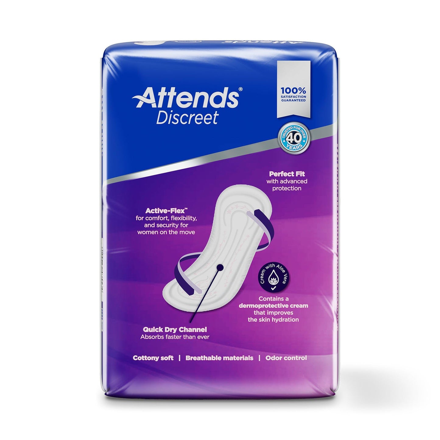 Attends Discreet Bladder Control Pads Ultimate, Heavy Absorbency Liner Pads, ADPULT - Pack of 20
