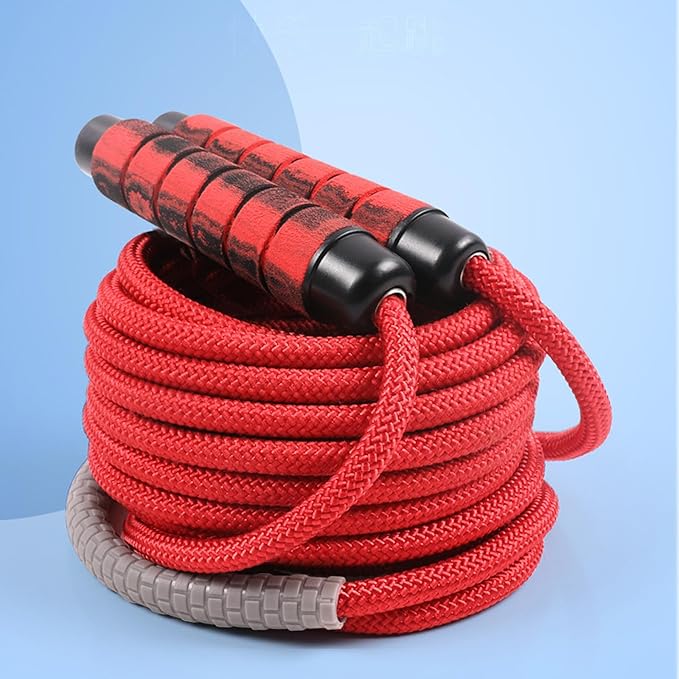 16 FT Long Jump Rope for Kids Adults,Double Dutch Jump Rope,Adjustable Skipping Ropes with High-strength Nylon Braided Rop...